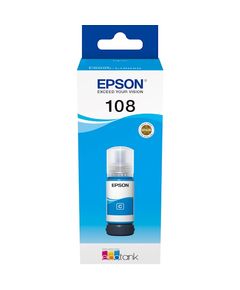 კარტრიჯის მელანი Epson 108 C13T09C24A, 7200P, Ink Cartridge, Cyan  - Primestore.ge