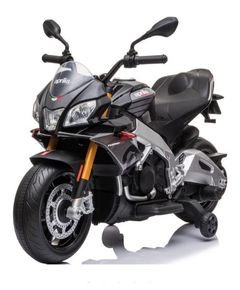 Children's electric motorcycle 3088B with leather seat