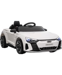 Children's electric car AUDI 717-W with leather seat and rubber tires