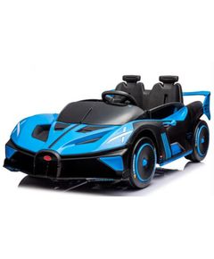 Baby electric car 806-BLU with leather seat
