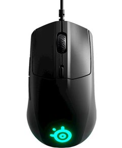 მაუსი SteelSeries Mouse Rival 3, RGB, USB-A, black  - Primestore.ge