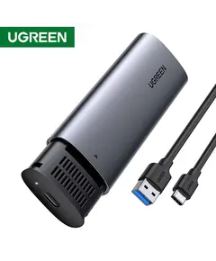 გარე მყარე დისკის ჩასადები UGREEN 10903 USB-C to M.2 NGFF 5G Enclosure A TO C Cable 50cm - Primestore.ge