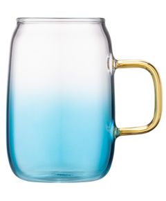 ჭიქების ნაკრები Ardesto Borosilicate glass mug set Blue Atlantic, 300 ml, 2 pcs  - Primestore.ge