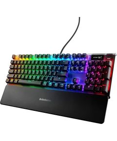 SteelSeries Keyboard mechanical Apex 7 104key, Red Switch, USB-A, EN, RGB, black
