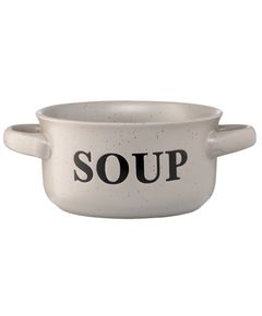 Soup bowl Ardesto Bowl Alcor, 550 ml, gray, ceramics
