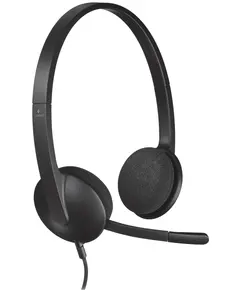 ყურსასმენი LOGITECH Corded USB Headset H340 - EMEA - BLACK (V5L981000475)  - Primestore.ge