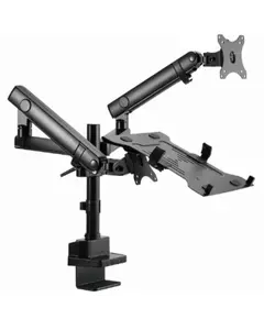 Monitor hanger Gembird MA-DA3-02 Desk mounted adjustable monitor arm with notebook tray (full-motion) 17"-32"