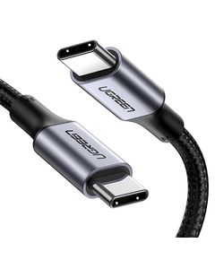USB cable UGREEN US316 (70429), 100W, Type-c to Type-c, 2m, Black