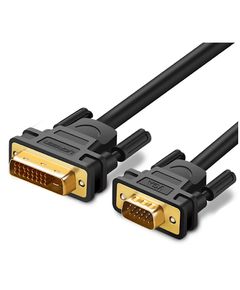 Video cable UGREEN MM118 (30838), DVI 24+1 To VGA, 1.5m, Black