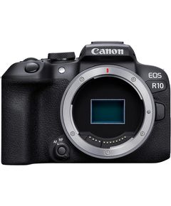 ციფრული ფოტოაპარატი Canon EOS R10 BODY 24.2MP APS-C CMOS Sensor 4K30 Video, 4K60 with Crop; HDR-PQ Multi-Function Shoe, Wi-Fi and Bluetooth  - Primestore.ge