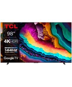 TV TCL 98P745/M653G8S-RU (2023) Black 4K Google TV DLG 120Hz MEMC 60Hz HDR10+ WiFi5 BT5.0 Hands Free Voice
