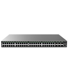 სვიჩი Grandstream GWN7806P, Layer 2+ Managed Network Switch, 48x GbE RJ45 PoE 802.3 af/at, up to 30W per port, 360W total power budget, 6x SFP+, stackable  - Primestore.ge