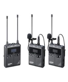 მიკროფონი Godox UHF Wireless Microphone System WMicS1 Kit 2  - Primestore.ge