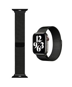 სმარტ საათის სამაჯური Wiwu 42/44 Minalo, Apple Watch Strap, Black  - Primestore.ge