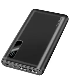 Portable charger Logilink PA0280 Power Bank 10.000mAh 2xUSB with display Black