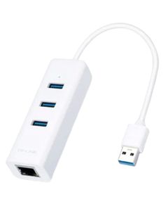 ადაპტერი TP-Link UE330 USB 3.0 3-Port USB HUB And Ethernet Adapter  - Primestore.ge