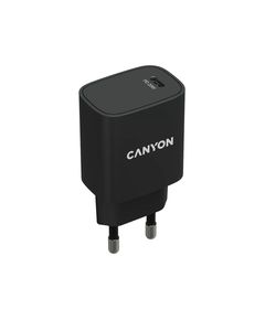 ადაპტერი Canyon 20W wall charger CNE-CHA20B02 USB-C Black  - Primestore.ge