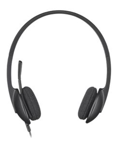 Headphone Logitech Corded Stereo Headset H340