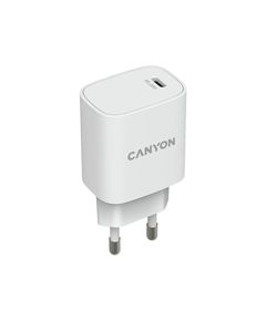 ადაპტერი Canyon 20W wall charger CNE-CHA20W02 USB-C White  - Primestore.ge
