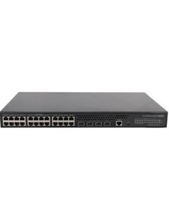 სვიჩი H3C S5024PV3-EI L2 Ethernet Switch with 24*10/100/1000Base-T Ports and 4*1000Base-X SFP Ports,(AC)  - Primestore.ge