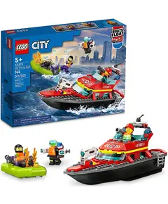 ლეგო LEGO City Fire Rescue Boat - Primestore.ge