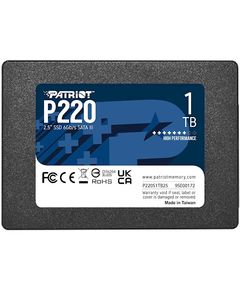 Hard drive Patriot P220 1TB SSD SATA 3 2.5" - P220S1TB25