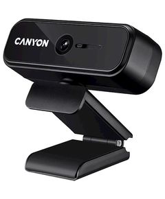 ვებ კამერა CANYON C2N, 1080P full HD 2.0Mega fixed focus webcam with USB2.0 connector, 360 degree rotary view scope, built in MIC  - Primestore.ge