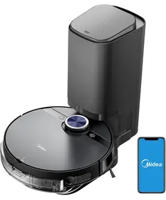 რობოტი მტვერსასრუტი Midea S8+ Robotic Vacuum Cleaner Black  - Primestore.ge