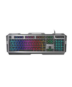 კლავიატურა Genesis Gaming Keyboard Rhod 420 RGB RULayout with RGB Blacklight Windows XP, Vista, 7, 8, 10, USB  - Primestore.ge