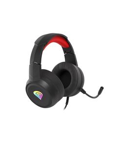 Headphone Genesis Gaming Headest Neon 200 RGB Black / Red
