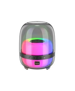 დინამიკი Hoco BS58 Crystal colorful luminous  portable speaker Magic black night  - Primestore.ge