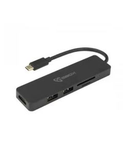 Adapter ADAPTER SBOX USB TYPE-C->HDMI/USB-3.0/SD+TF - 5u1 - TCA-51