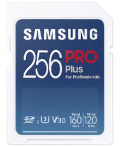 Memory card Samsung Pro Plus U3 V30 SDXC UHS-I 256GB class 10 MB-SD256K
