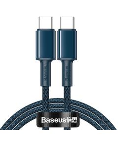 კაბელი Baseus High Density Braided Fast Charging Data Cable Type-C to Type-C 100W 1m CATGD-03  - Primestore.ge