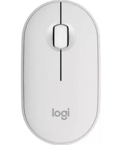 მაუსი LOGITECH Pebble Mouse 2 M350s - TONAL WHITE - BT - EMEA-808 - DONGLELESS  - Primestore.ge