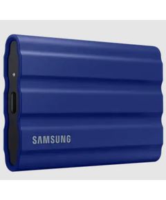 External Hard Drive SAMSUNG SSD T7 PORTABLE 2TB MU-PE2T0R/WW SHIELD Blue