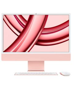 All in one კომპიუტერი Apple iMac 24 M3 chip MQRT3RU/A 8c CPU 10c GPU 8GB/256GB Pink  - Primestore.ge