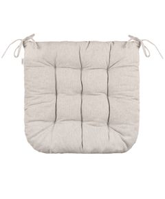 Chair cushion Ardesto Sitpad Oliver, 40x40cm, 100% cotton, filling: 50% holofiber, 50% pp, beige