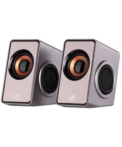 დინამიკი 2E Multimedia speaker  PCS204, 2.0, USB, Silver - Primestore.ge