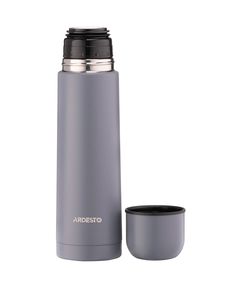 თერმოსი Ardesto Vacuum flask Bright City, 500ml, stainless steel, grey  - Primestore.ge