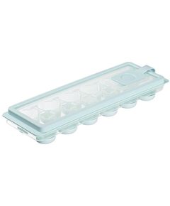 Ice form Ardesto Ice tray with lid Fresh Cylinder, 27x9.5x3.8cm, silicone, plastic, blue