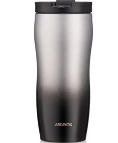 Thermos Ardesto Travel mug Metallic, 450ml, stainless steel, black