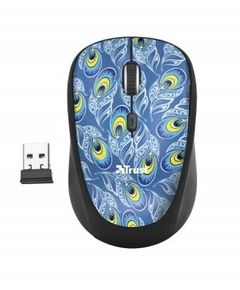 მაუსი Trust Yvi Wireless Mouse peacock  - Primestore.ge