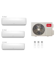 Air conditioner MULTI SPLIT TCL FMA-27I3HD/DVO OUTDOOR + FMA-09CHSD/XA73I(INDOOR) (2pc) + FMA-18CHSD/XA73I(INDOOR) 100-120 M2