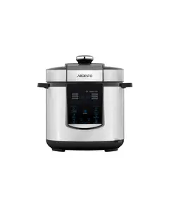 მულტისახარში Ardesto pressure cooker, 900W, bowl-6l, electronic control, recipes book, iron/plastic, silver  - Primestore.ge