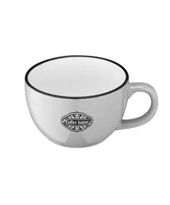 Ardesto Mug  Floerino, 480ml, ceramics, gray