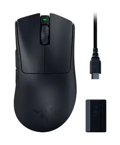 Razer Mouse DeathAdder V3 Pro and HyperPolling Wireless, USB-C/WL, black