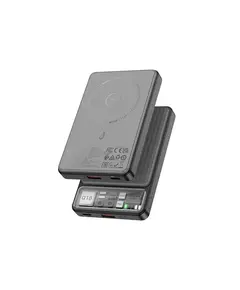 პორტატული დამტენი Hoco Q18 Tourer 22.5W fully compatible power bank with magnetic fast (10000mAh) Black  - Primestore.ge