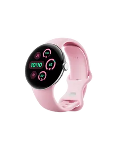 სმარტ საათი Google Pixel Watch 3 41mm Wi-Fi Polished Silver Aluminum Case with Rose Quartz Active Band  - Primestore.ge