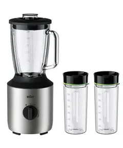 ბლენდერი BRAUN JB3272SI 800W 1.5L Black/Silver  - Primestore.ge